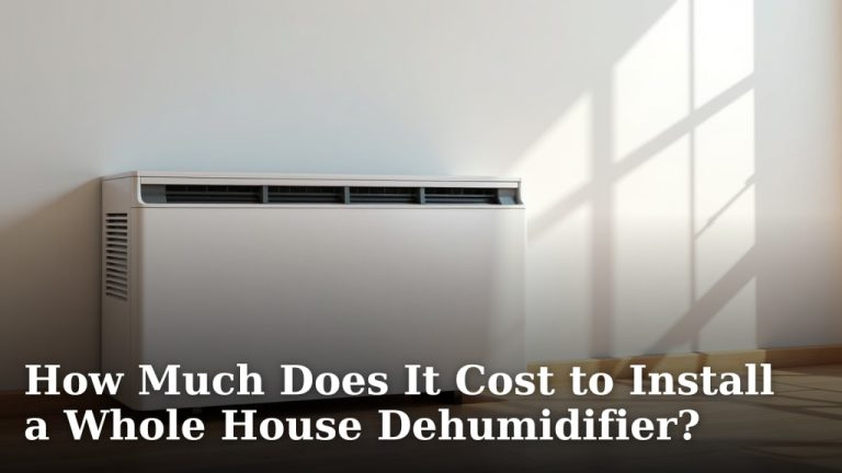 How Much Does It Cost to Install a Whole House Dehumidifier?