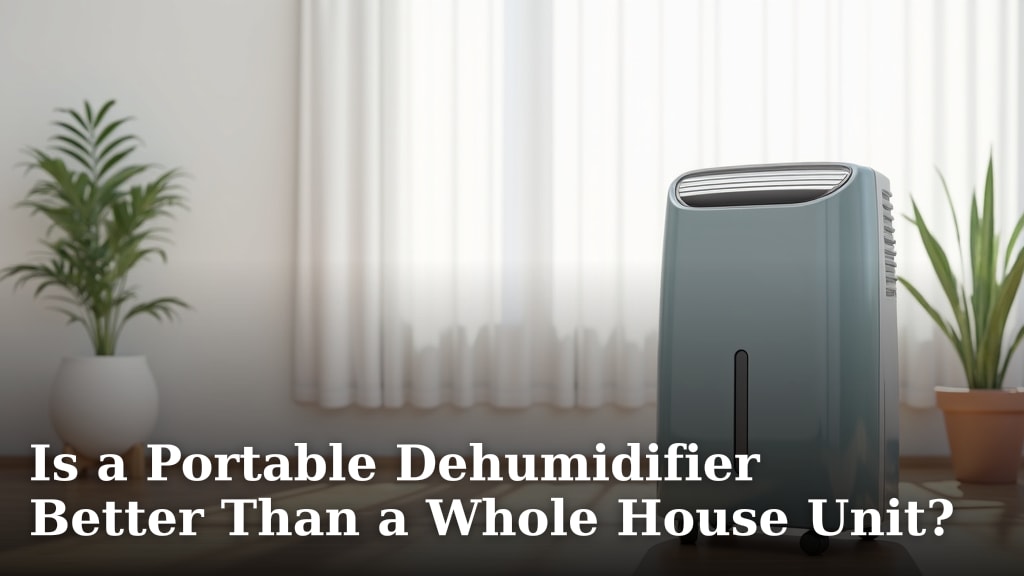 Is a Portable Dehumidifier Better Than a Whole House Unit?