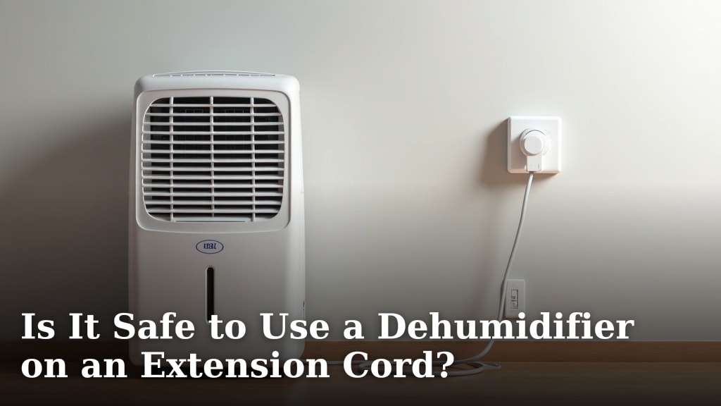 Is It Safe to Use a Dehumidifier on an Extension Cord?