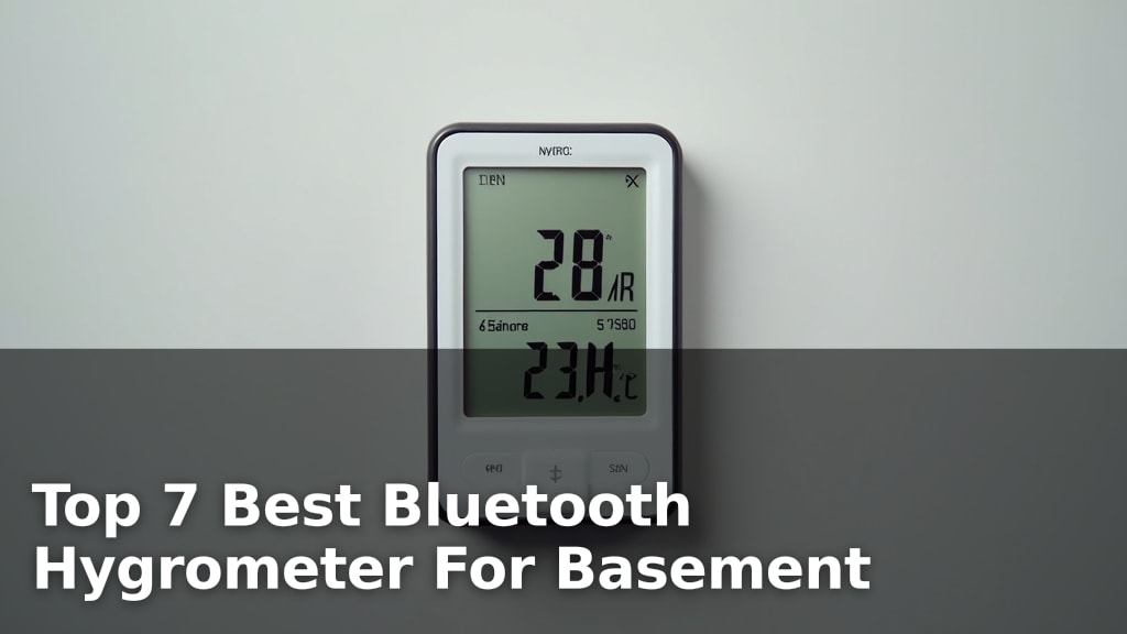 Top 7 Best Bluetooth Hygrometer For Basement