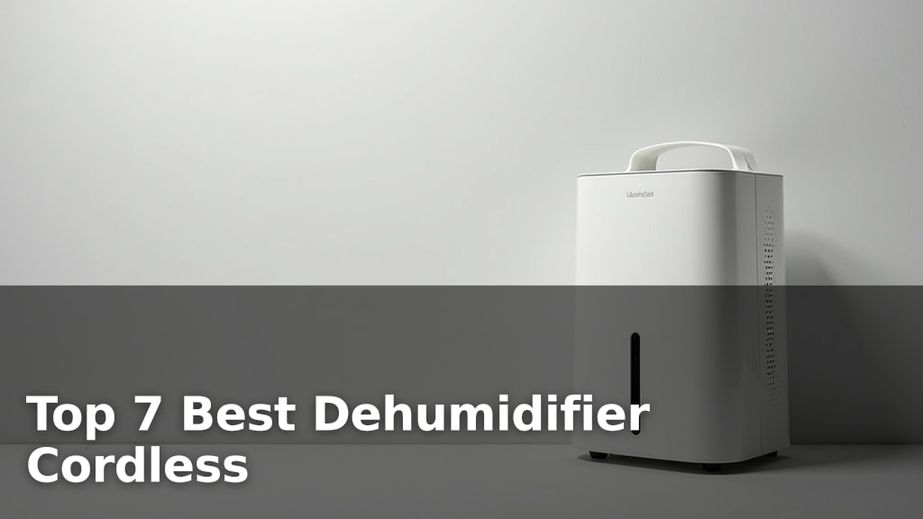 Top 7 Best Dehumidifier Cordless
