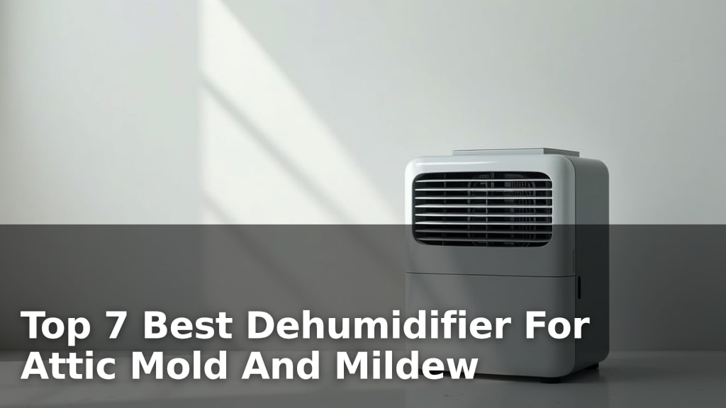 Top 7 Best Dehumidifier For Attic Mold And Mildew