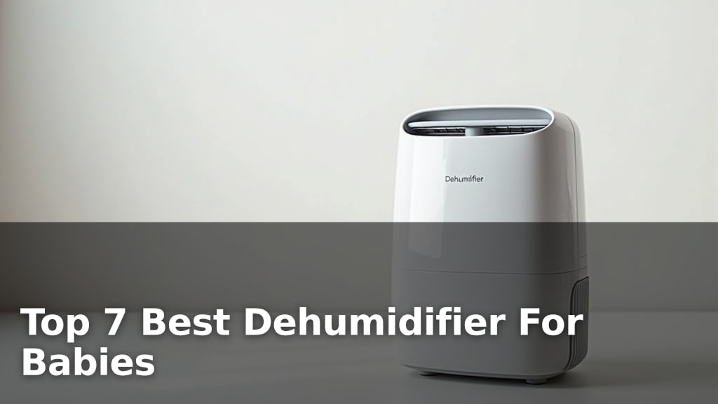 Top 7 Best Dehumidifier For Babies