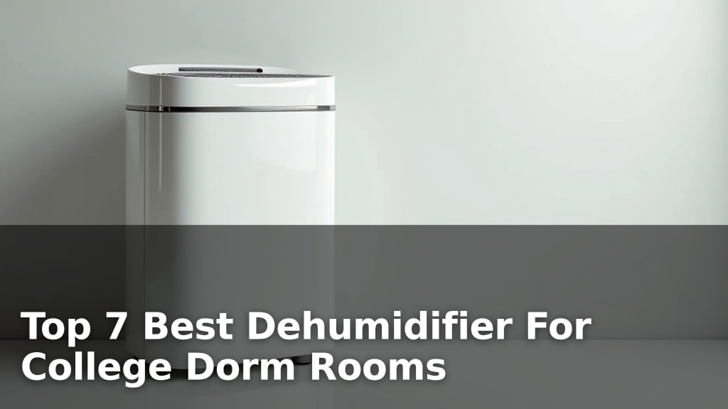 Top 7 Best Dehumidifier For College Dorm Rooms