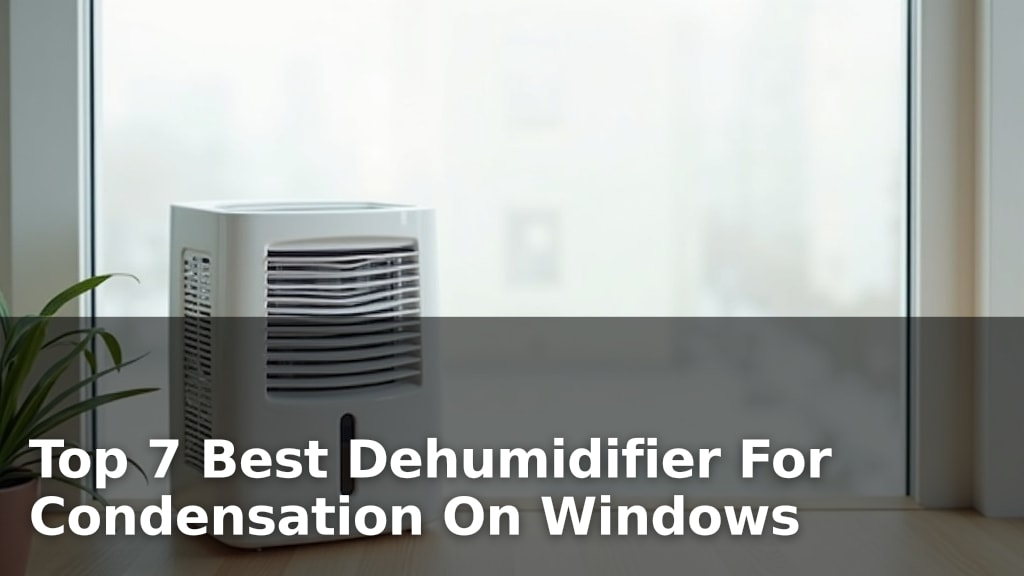 Top 7 Best Dehumidifier For Condensation On Windows