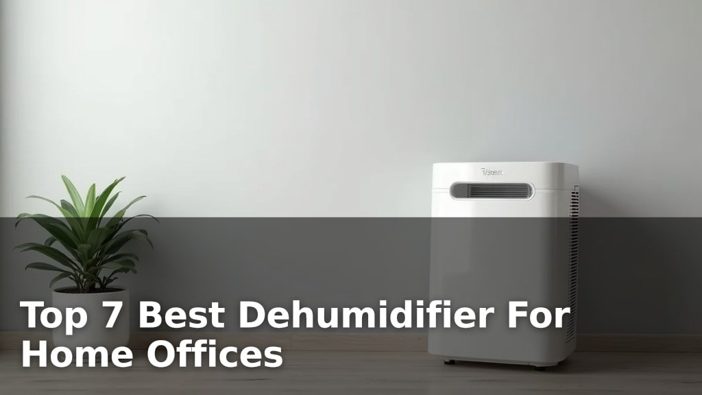 Top 7 Best Dehumidifier For Home Offices