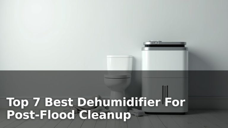 Top 7 Best Dehumidifier For Post-Flood Cleanup