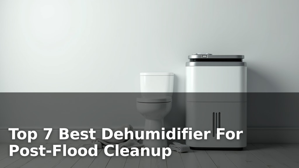Top 7 Best Dehumidifier For Post-Flood Cleanup