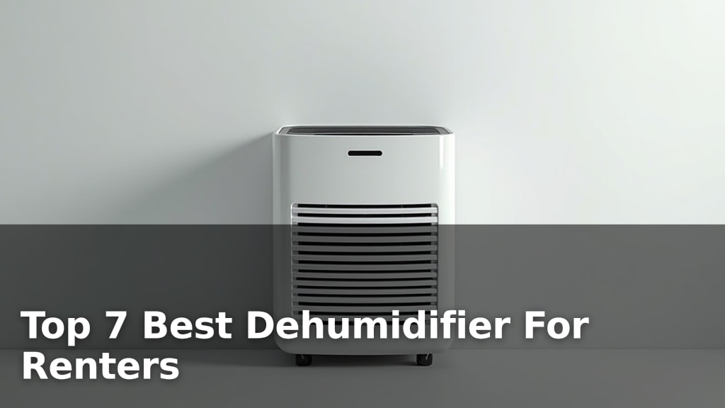 Top 7 Best Dehumidifier For Renters