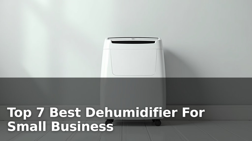 Top 7 Best Dehumidifier For Small Business