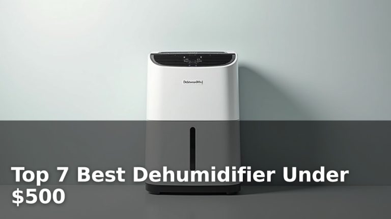 Top 7 Best Dehumidifier Under $500