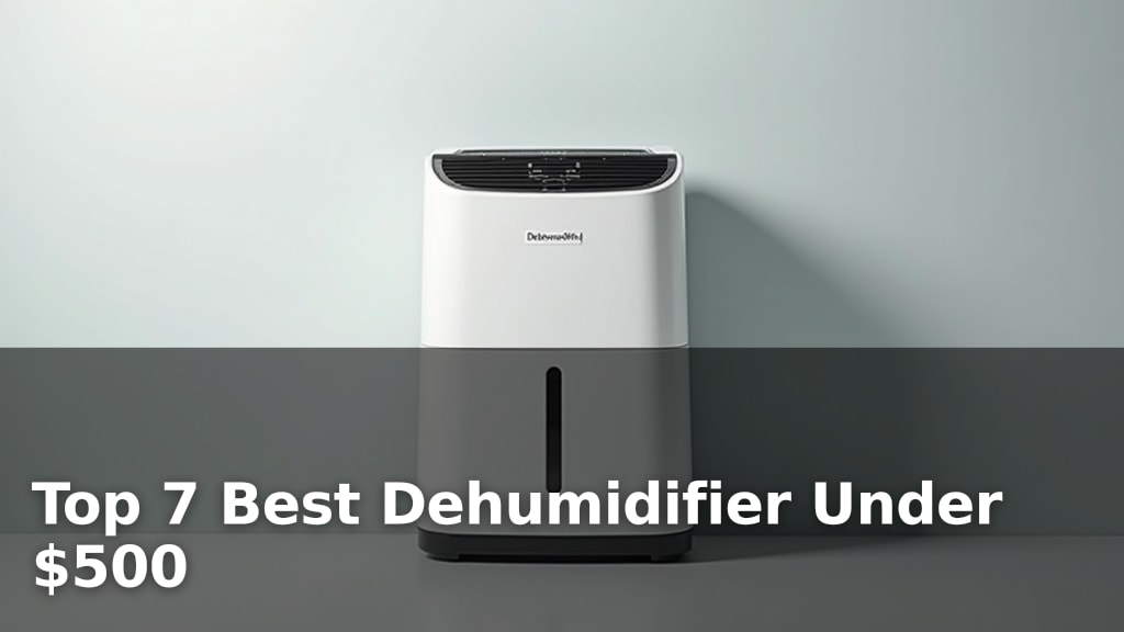 Top 7 Best Dehumidifier Under $500