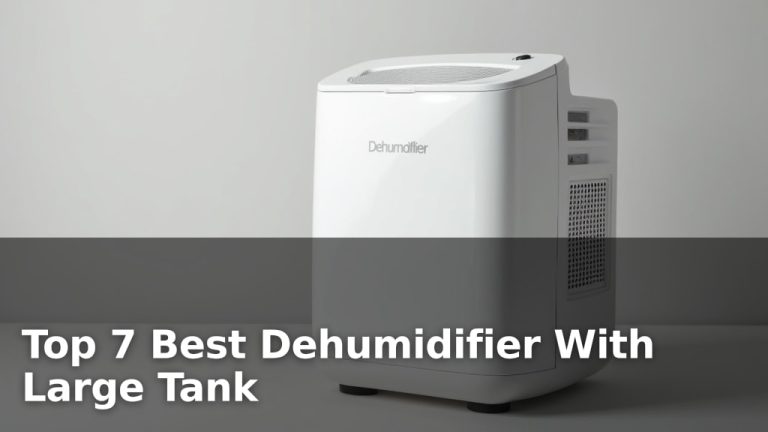Top 7 Best Dehumidifier With Large Tank