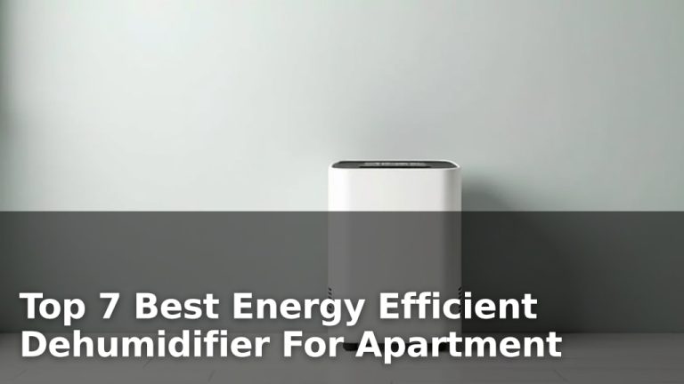 Top 7 Best Energy Efficient Dehumidifier For Apartment