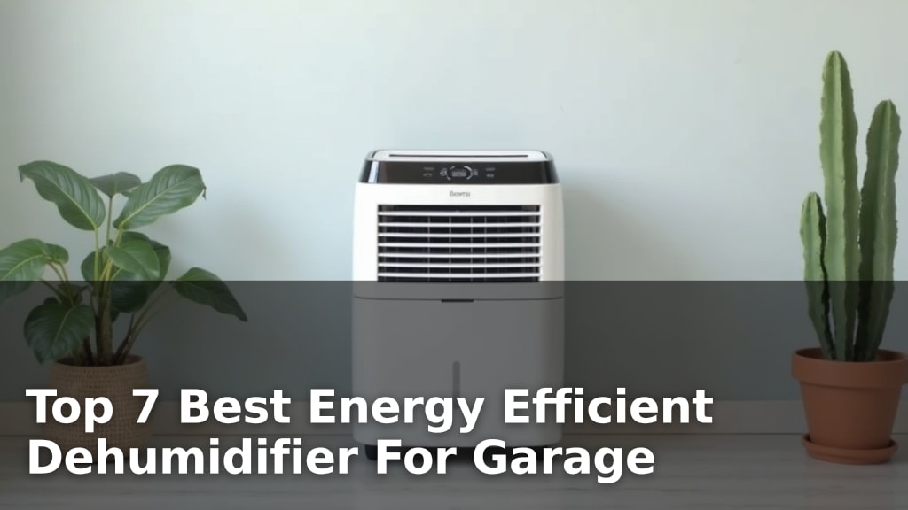 Top 7 Best Energy Efficient Dehumidifier For Garage