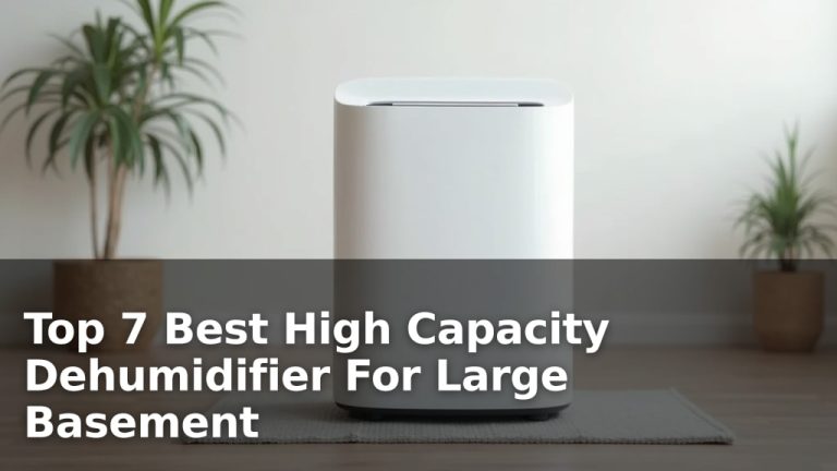 Top 7 Best High Capacity Dehumidifier For Large Basement