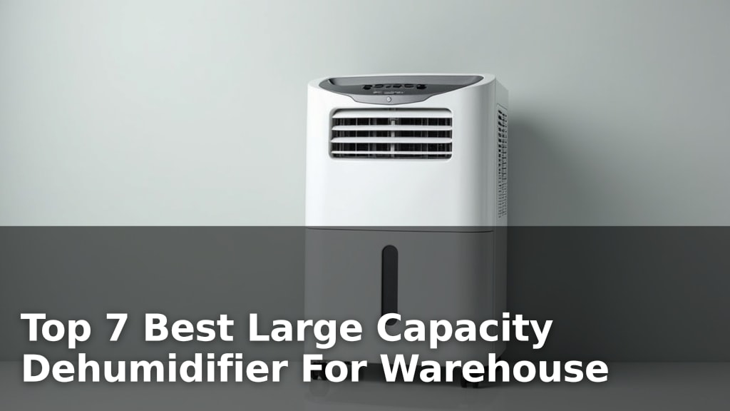 Top 7 Best Large Capacity Dehumidifier For Warehouse