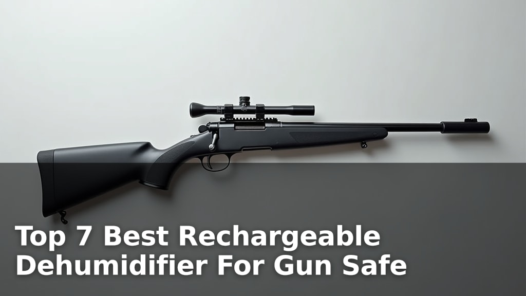 Top 7 Best Rechargeable Dehumidifier For Gun Safe