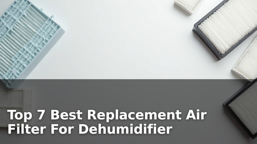 Top 7 Best Replacement Air Filter For Dehumidifier