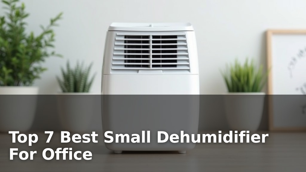 Top 7 Best Small Dehumidifier For Office