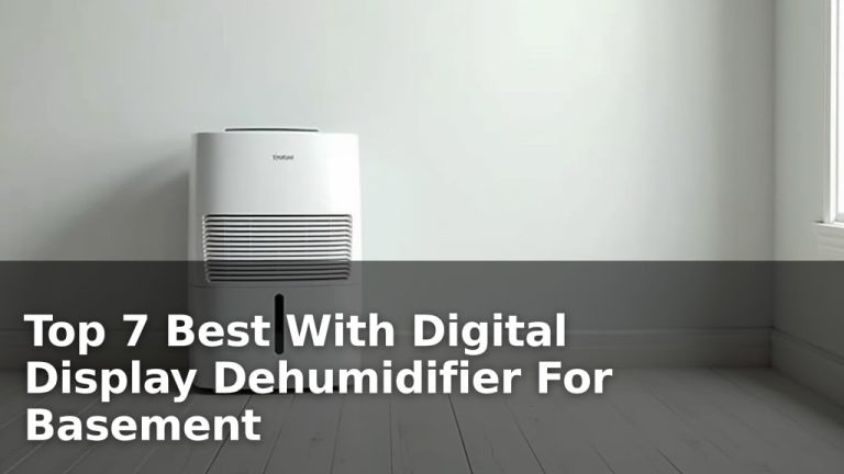 Top 7 Best With Digital Display Dehumidifier For Basement