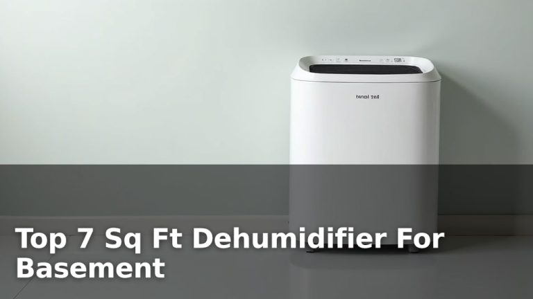Top 7 Sq Ft Dehumidifier For Basement