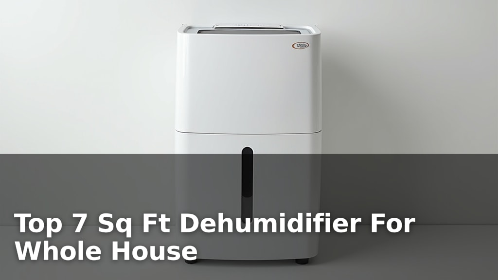 Top 7 Sq Ft Dehumidifier For Whole House