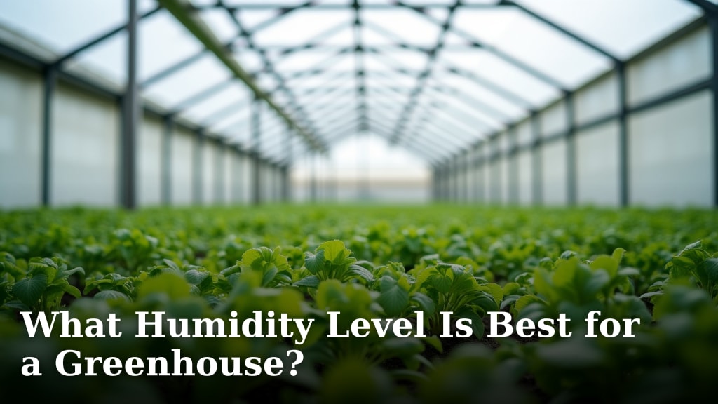 What Humidity Level Is Best for a Greenhouse?