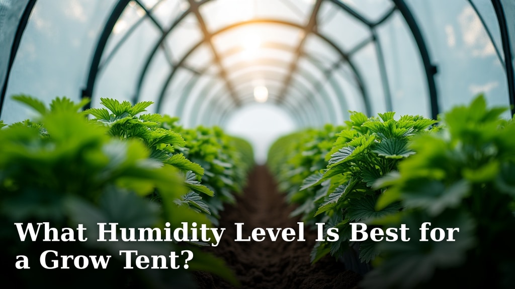 What Humidity Level Is Best for a Grow Tent?