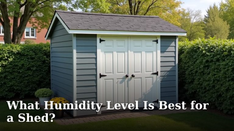 What Humidity Level Is Best for a Shed?