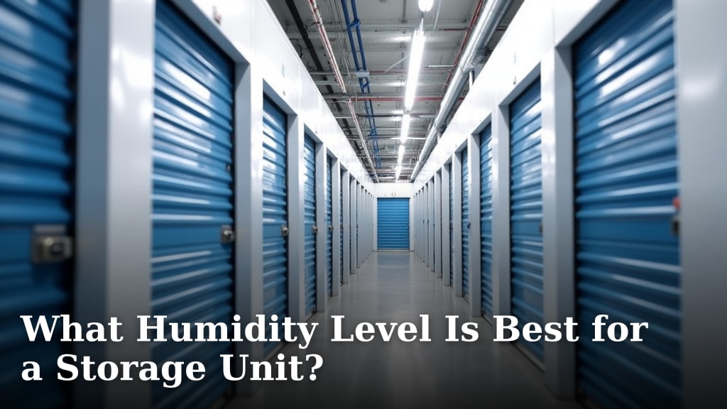 What Humidity Level Is Best for a Storage Unit?