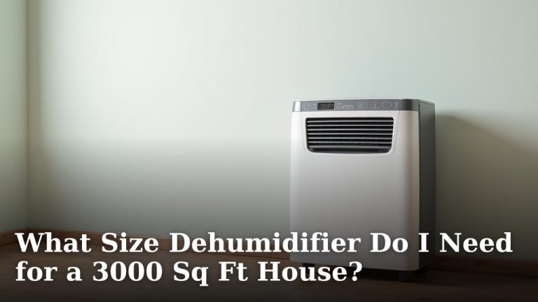 What Size Dehumidifier Do I Need for a 3000 Sq Ft House?