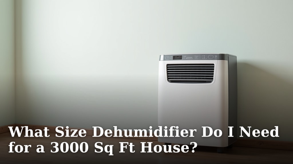 What Size Dehumidifier Do I Need for a 3000 Sq Ft House?
