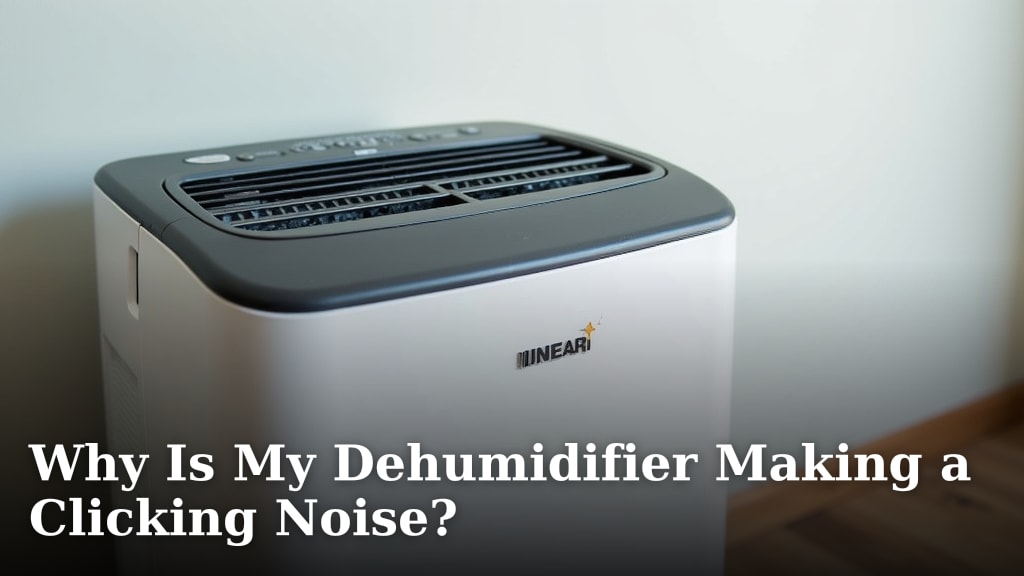 Why Is My Dehumidifier Making a Clicking Noise?