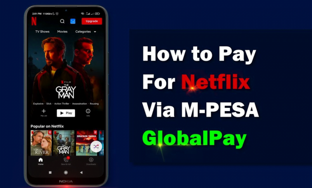 How To Pay for Netflix Via Mpesa